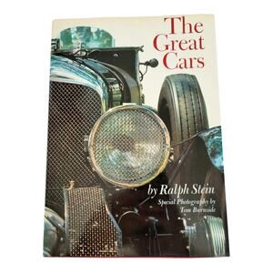 The Great Cars by Ralph Stein Coffee Table Book Tom Burnside 1967 Hard Cover